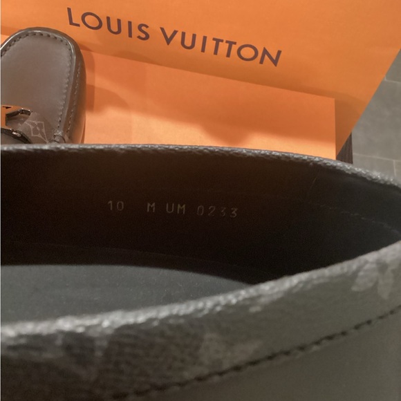 Louis Vuitton’s Black Signature Monogram Canvas Trim Monte Carlo Moccasin (NWT) main image 9